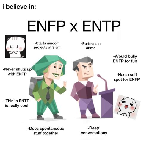enfp and entp dating